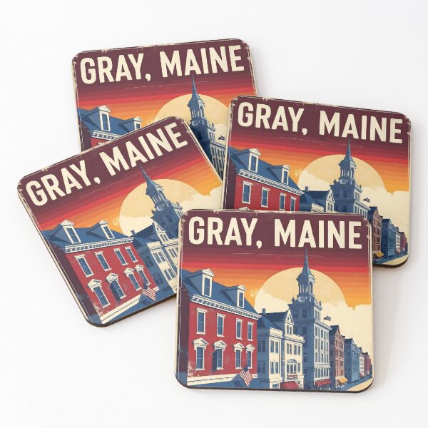 Item preview, Gray Maine 1950s USA Vintage Travel Tourism designed and sold by TravelersGems.