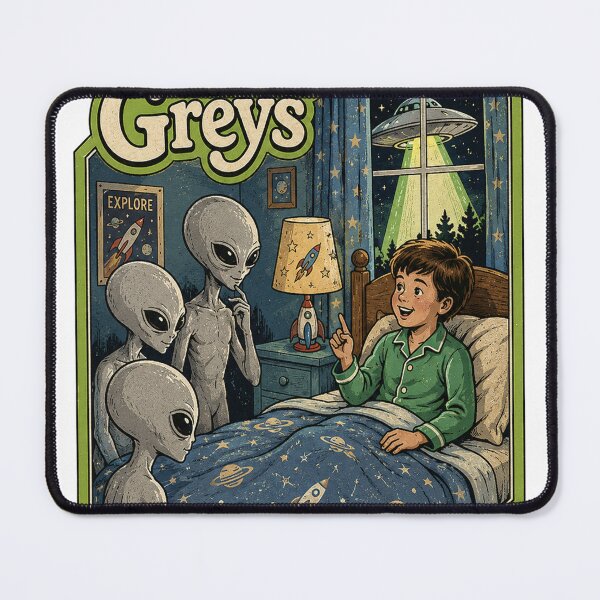 Item preview, Graham and the Greys Alien Bedtime Stories designed and sold by ATMAS SHOP.