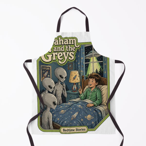 Item preview, Graham and the Greys Alien Bedtime Stories designed and sold by ATMAS SHOP.