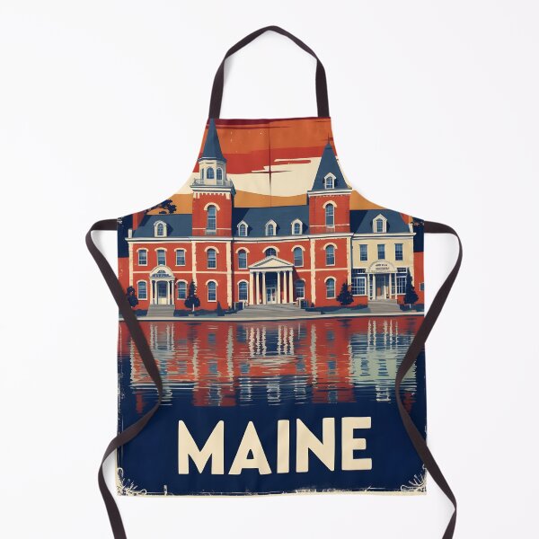 Item preview, Waterville Maine 1950s USA Vintage Travel Tourism designed and sold by TravelersGems.