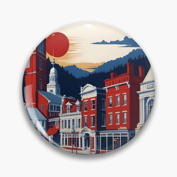 Item preview, Winthrop Maine 1950s USA Vintage Travel Tourism designed and sold by TravelersGems.