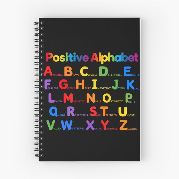Item preview, Positive Alphabet designed and sold by OddLilFox.