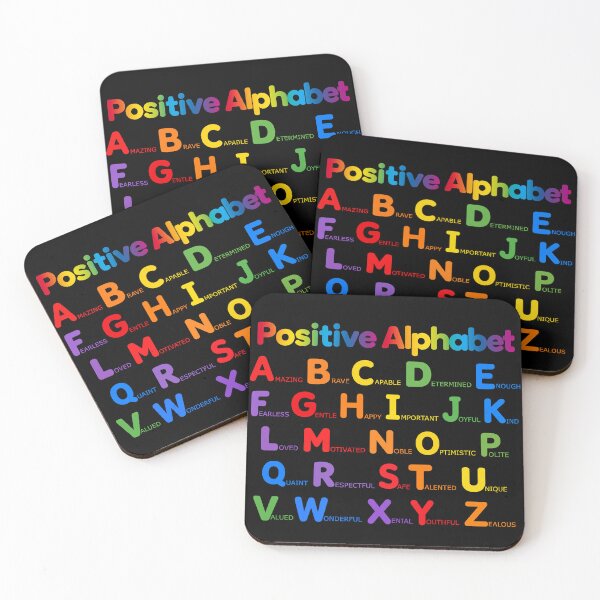 Item preview, Positive Alphabet designed and sold by OddLilFox.