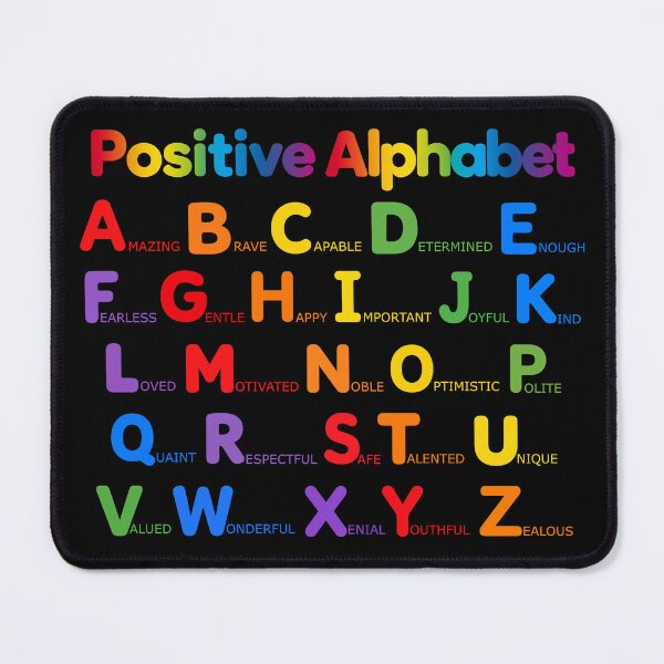 Item preview, Positive Alphabet designed and sold by OddLilFox.