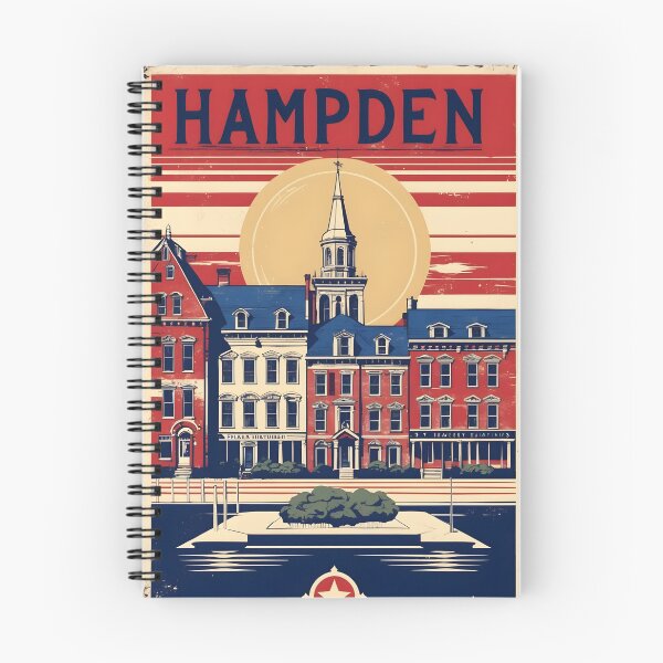 Item preview, Hampden Maine 1950s USA Vintage Travel Tourism designed and sold by TravelersGems.