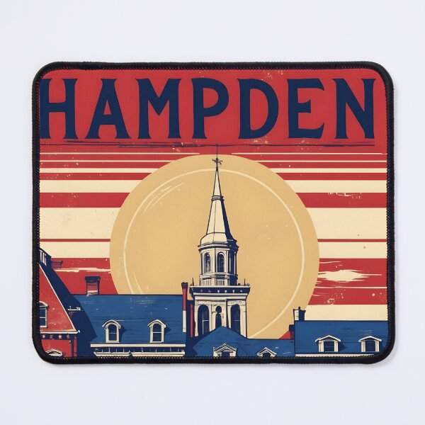 Item preview, Hampden Maine 1950s USA Vintage Travel Tourism designed and sold by TravelersGems.