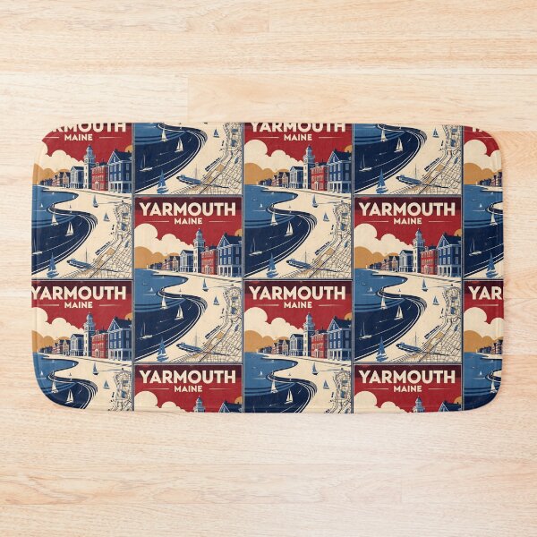 Item preview, Yarmouth Maine 1950s USA Vintage Travel Tourism designed and sold by TravelersGems.
