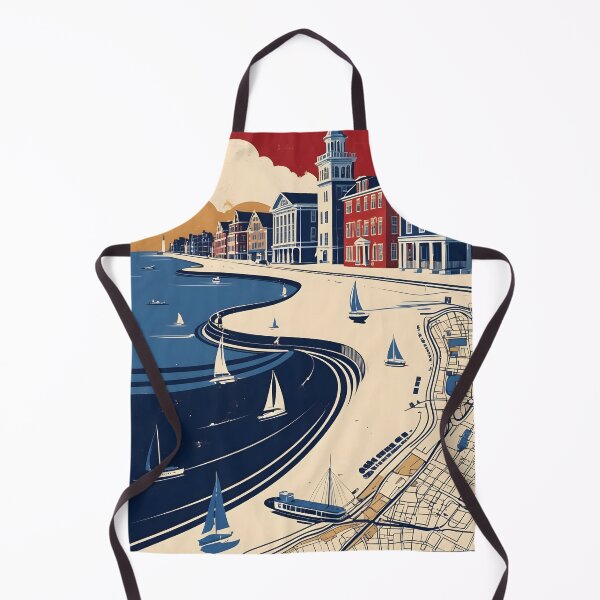 Item preview, Yarmouth Maine 1950s USA Vintage Travel Tourism designed and sold by TravelersGems.