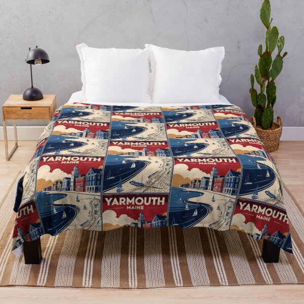 Item preview, Yarmouth Maine 1950s USA Vintage Travel Tourism designed and sold by TravelersGems.