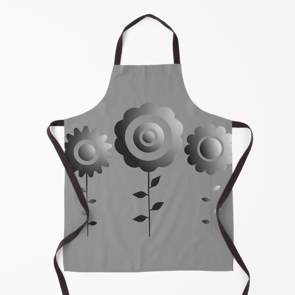 Item preview, Flowers Vibrant Greyand Black Gradient designed and sold by ZorianArt.