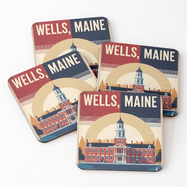 Item preview, Wells Maine 1950s USA Vintage Travel Tourism designed and sold by TravelersGems.