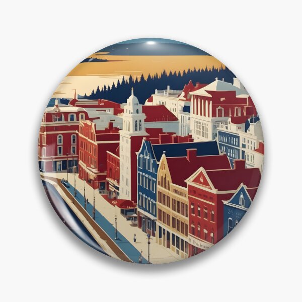 Item preview, Lisbon Maine 1950s USA Vintage Travel Tourism designed and sold by TravelersGems.
