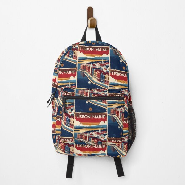 Item preview, Lisbon Maine 1950s USA Vintage Travel Tourism designed and sold by TravelersGems.