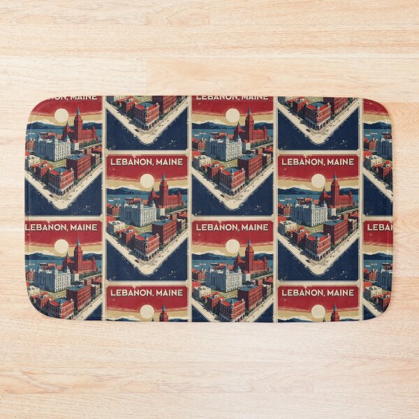 Item preview, Lebanon Maine 1950s USA Vintage Travel Tourism designed and sold by TravelersGems.