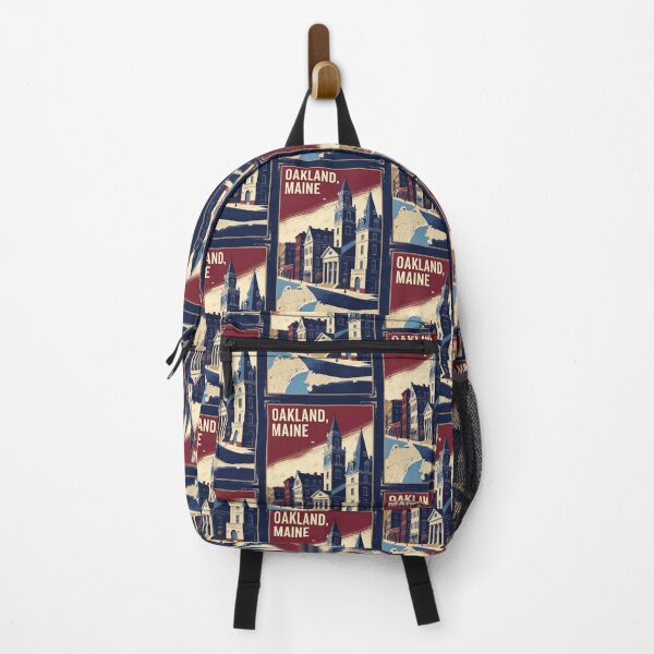 Item preview, Oakland Maine 1950s USA Vintage Travel Tourism designed and sold by TravelersGems.