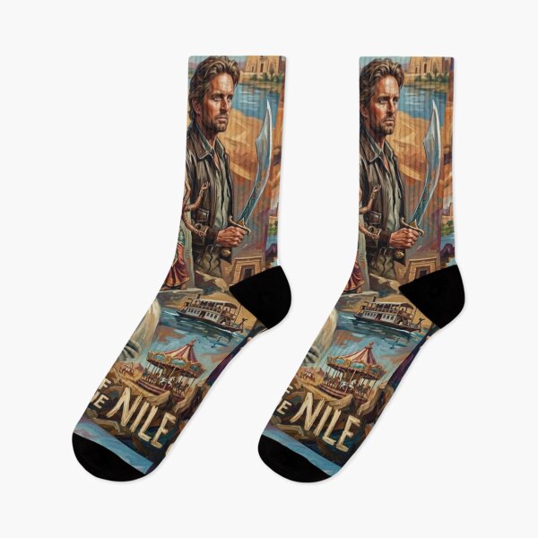 Item preview, A Quest Through Ancient Sands – The Jewel of the Nile Fine Art Print designed and sold by Art's Diner.