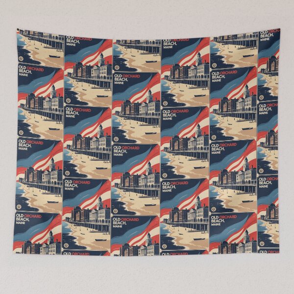 Item preview, Old Orchard Maine 1950s USA Vintage Travel Tourism designed and sold by TravelersGems.