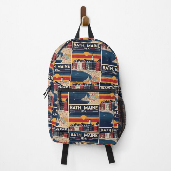 Item preview, Bath Maine 1950s USA Vintage Travel Tourism designed and sold by TravelersGems.