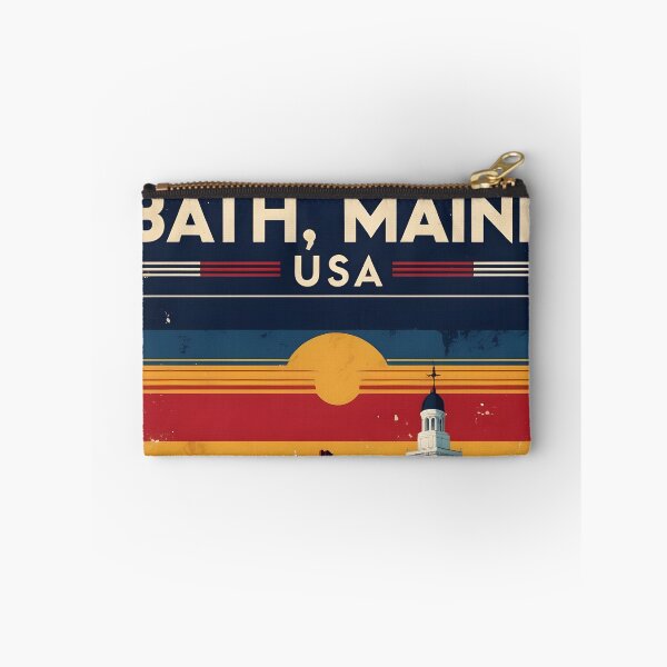 Item preview, Bath Maine 1950s USA Vintage Travel Tourism designed and sold by TravelersGems.