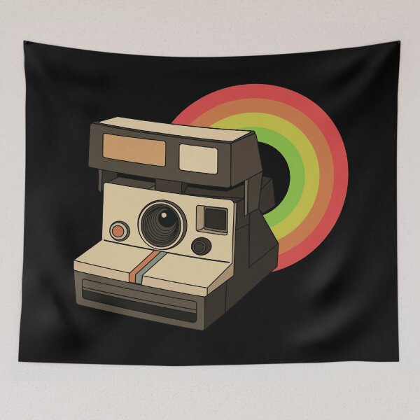 Item preview, Retro Instant Camera Vintage Photography Design designed and sold by Hallowed Artistry.