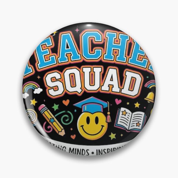 Item preview, Teacher Squad Educating Minds Inspiring Hearts Retro designed and sold by PACS0011.