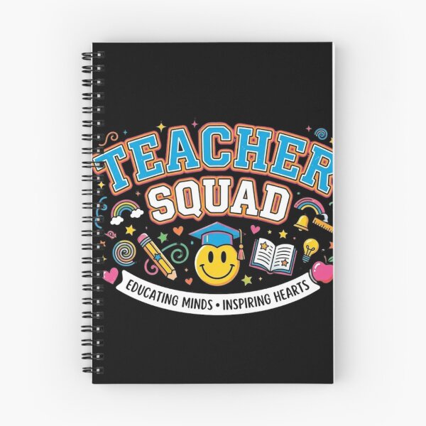 Item preview, Teacher Squad Educating Minds Inspiring Hearts Retro designed and sold by PACS0011.