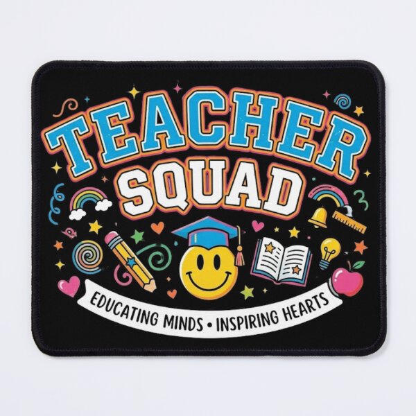 Item preview, Teacher Squad Educating Minds Inspiring Hearts Retro designed and sold by PACS0011.