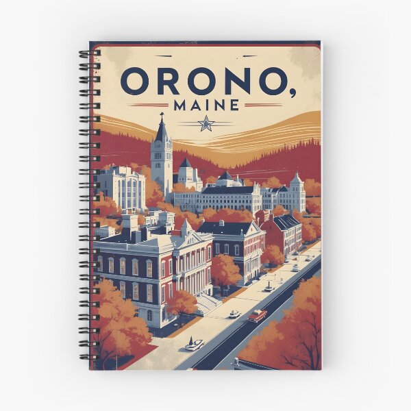 Item preview, Orono Maine 1950s USA Vintage Travel Tourism designed and sold by TravelersGems.