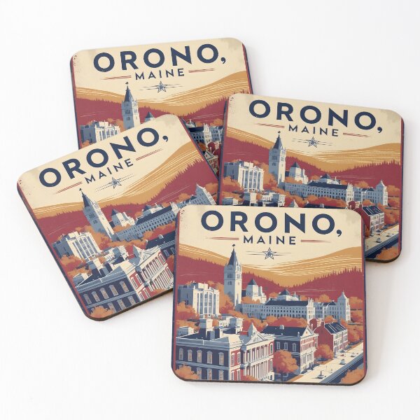 Item preview, Orono Maine 1950s USA Vintage Travel Tourism designed and sold by TravelersGems.