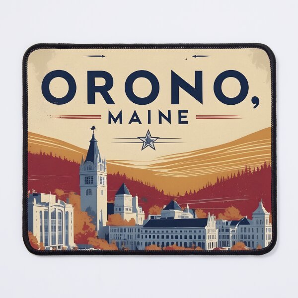 Item preview, Orono Maine 1950s USA Vintage Travel Tourism designed and sold by TravelersGems.