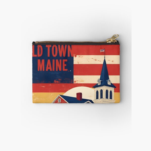 Item preview, Old Town Maine 1950s USA Vintage Travel Tourism designed and sold by TravelersGems.