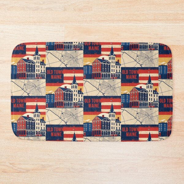 Item preview, Old Town Maine 1950s USA Vintage Travel Tourism designed and sold by TravelersGems.