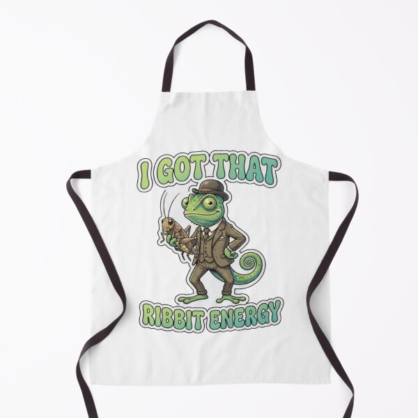 Item preview, I Got That Ribbit Energy Funny Chameleon Lizard Meme designed and sold by My-Hoodies.