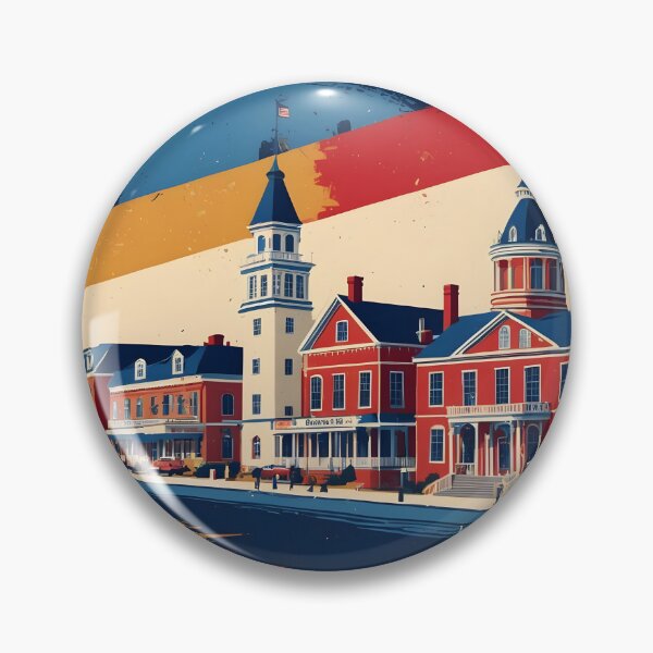 Item preview, Berwick Maine 1950s USA Vintage Travel Tourism designed and sold by TravelersGems.