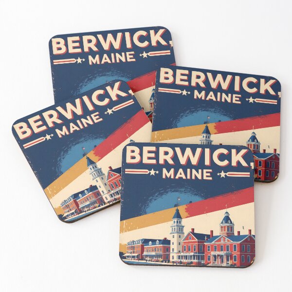 Item preview, Berwick Maine 1950s USA Vintage Travel Tourism designed and sold by TravelersGems.
