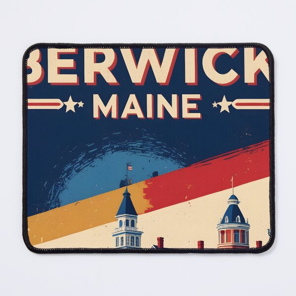 Item preview, Berwick Maine 1950s USA Vintage Travel Tourism designed and sold by TravelersGems.