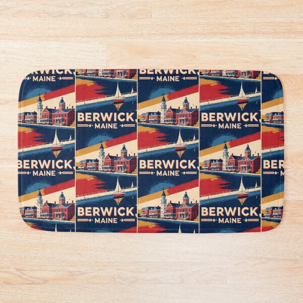 Item preview, Berwick Maine 1950s USA Vintage Travel Tourism designed and sold by TravelersGems.