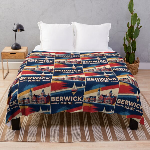 Item preview, Berwick Maine 1950s USA Vintage Travel Tourism designed and sold by TravelersGems.