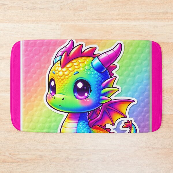 Item preview, Kawaii Colorful Dragon Art designed and sold by krazzyremo.