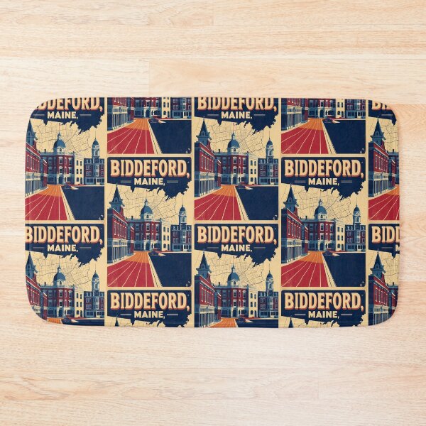 Item preview, Biddeford Maine 1950s USA Vintage Travel Tourism designed and sold by TravelersGems.