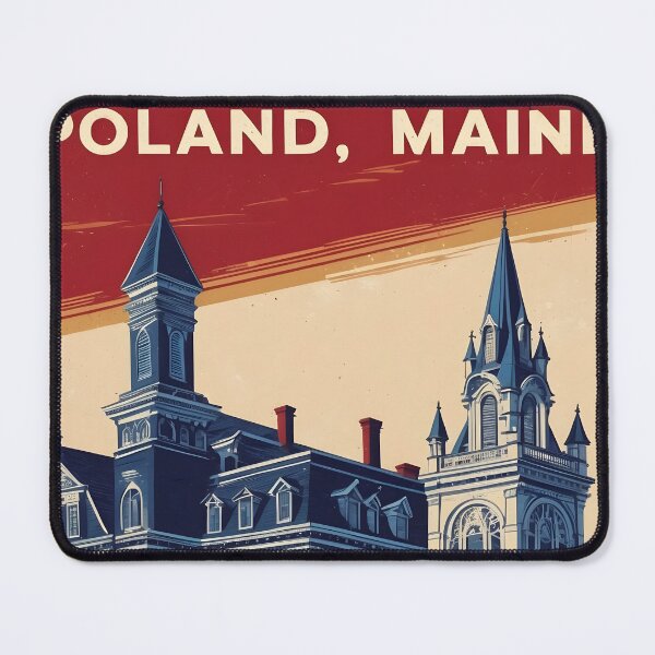 Item preview, Poland Maine 1950s USA Vintage Travel Tourism designed and sold by TravelersGems.