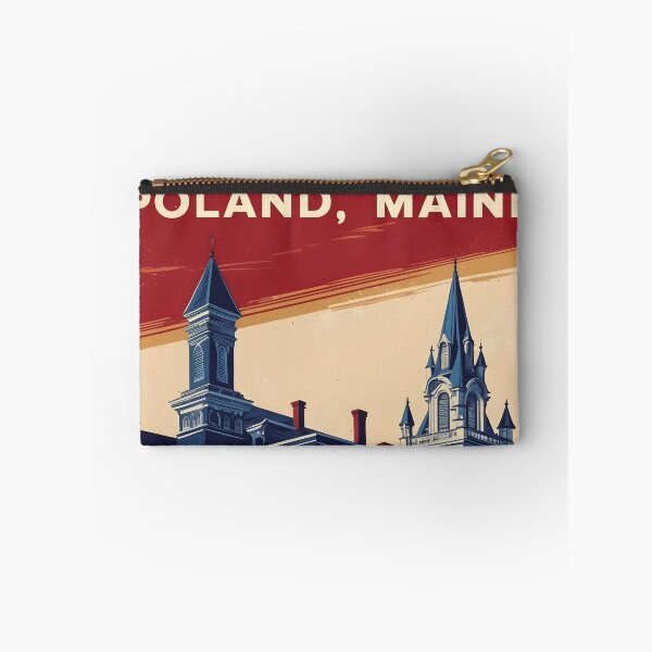 Item preview, Poland Maine 1950s USA Vintage Travel Tourism designed and sold by TravelersGems.