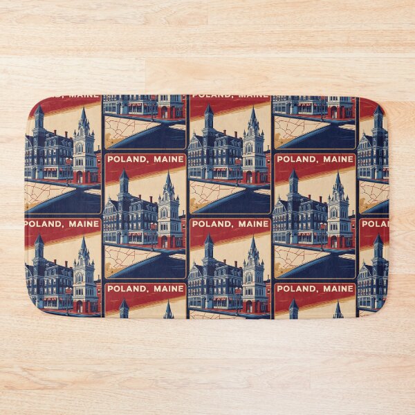 Item preview, Poland Maine 1950s USA Vintage Travel Tourism designed and sold by TravelersGems.