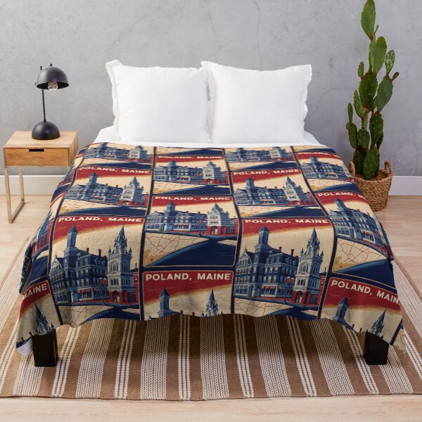 Item preview, Poland Maine 1950s USA Vintage Travel Tourism designed and sold by TravelersGems.