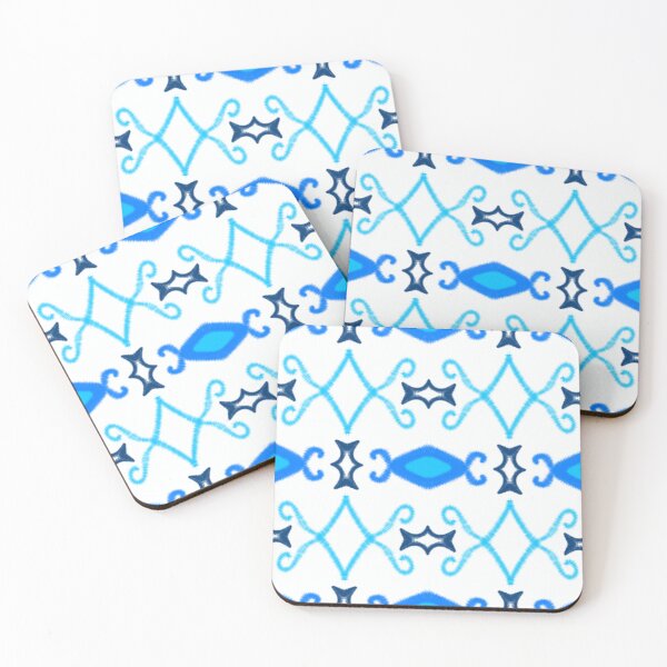 Item preview, Vintage blue patterned background. designed and sold by Artchara..