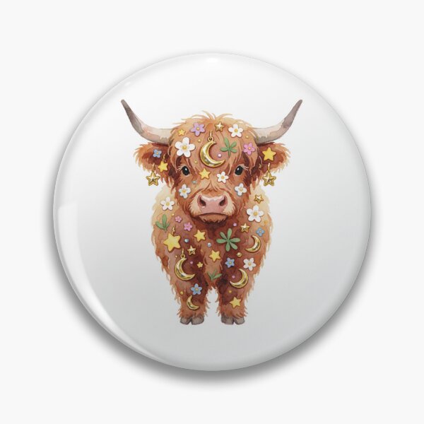 Item preview, Taurus Zodiac Sticker | Highland Cow Astrology Art designed and sold by AillustriaAK.