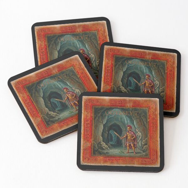 Item preview, Odyssey 7 Underworld Nekyia Ancient Greek Fresco Art designed and sold by codex antique.