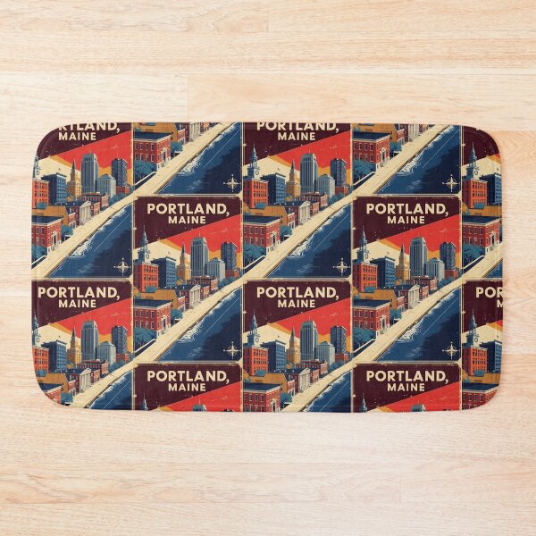 Item preview, Portland Maine 1950s USA Vintage Travel Tourism designed and sold by TravelersGems.