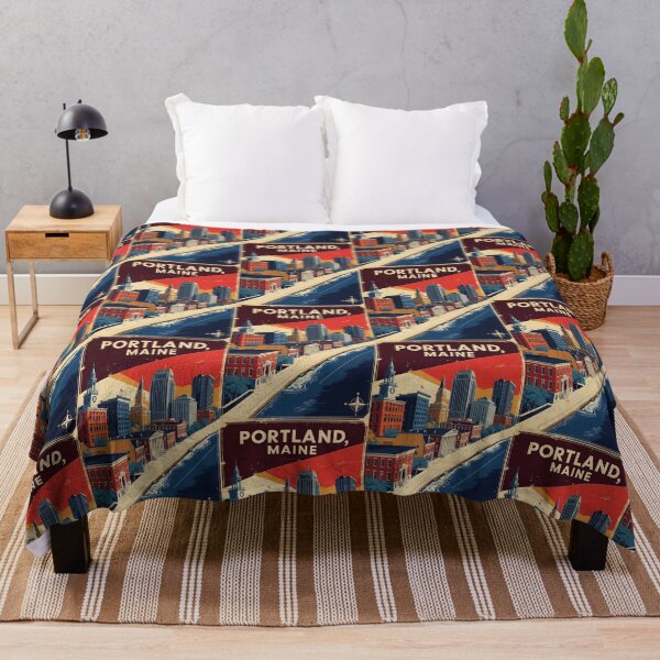 Item preview, Portland Maine 1950s USA Vintage Travel Tourism designed and sold by TravelersGems.