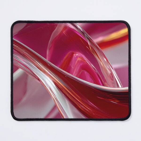 Item preview, Glossy Pink Swirl Liquid Glass Abstract Fluid Design designed and sold by daila70.